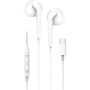 BlueStar Bedrade koptelefoon Blue Star Draad oordopjes USB C (DAC) Blue Star PA-M15C-R 1,2 m wit (Bedraad), Koptelefoon, Wit