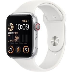 Apple Horloge SE GPS+Cellulair (44 mm, Aluminium, 4G, Eén maat voor iedereen), Sporthorloges + Smartwatches