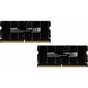 Mushkin SO-DIMM 32 GB DDR5-5600 (zwart, MRP5T560LKKD32G28, Redline PRO) (1 x 32GB, 5600 MHz, DDR5 RAM, SO-DIMM), RAM, Zwart