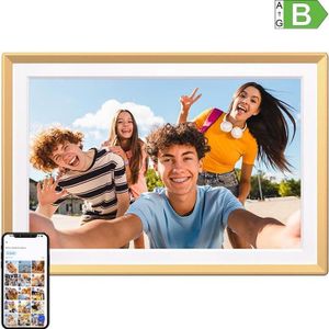 Arzopa - D14 Golden - Digitale Fotolijst - Goud - 14 inch - 1920 x 1200 pixels