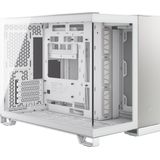 Corsair - 2500X - PC-behuizing - Wit - Mini-ITX, mATX, 9 ventilatorplaatsen, 2x 2,5-inch en 2x 3,5-inch schijven