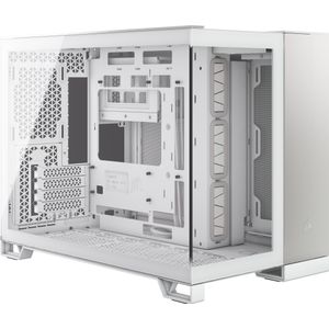 Corsair - 2500X - PC-behuizing - Wit - Mini-ITX, mATX, 9 ventilatorplaatsen, 2x 2,5-inch en 2x 3,5-inch schijven