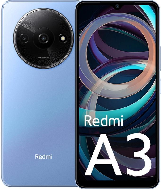 Xiaomi - Redmi A3 - Smartphone - Blauw - 6,71 inch HD+display