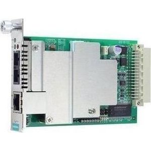 Moxa CSM-400-1218 - converter van 10100BaseT(X) naar 100BaseFX insteekbare beheermodule, singlemode SC, Data converter