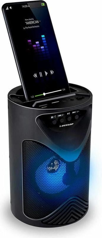 Dunlop - TWS Bluetooth Speaker - Zwart - USB Voeding - Bluetooth 5.0