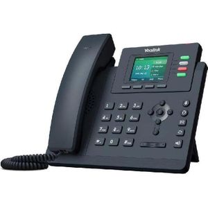 Yealink SIP-T33G - Instapmodel IP telefoon met 4 lijnen en kleuren LCD, Telefoon