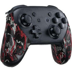 Lizard Skins DSP Controller Grip voor Switch Pro - Wildfire Camo (Switch), Accessoires voor spelcomputers, Zwart, Wit, Rood