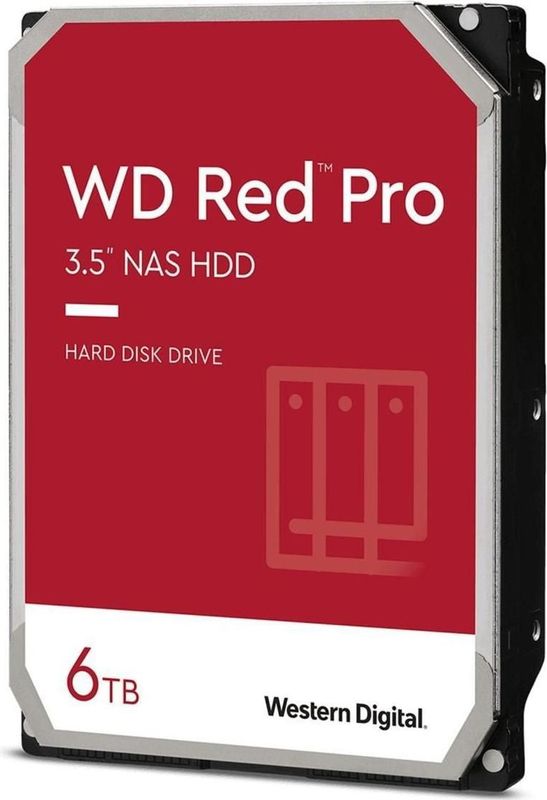 Western Digital - Red Pro - Interne Harde Schijf - 6 TB - 7200 RPM - 3.5 inch