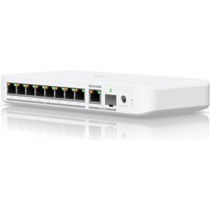 Ubiquiti Flex 2.5G PoE (8 ports), Netwerkschakelaar, Wit
