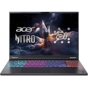 Acer Nitro 16S AI RTX 5070 Ti (16", 1000 GB, 32 GB, DE, AMD Ryzen AI 7 350), Notebook, Zwart