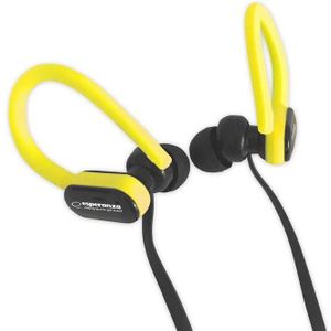 Esperanza Oortelefoon met microfoon Eh197ky Zwart/Geel (Bedraad), Koptelefoon, Zwart, Geel