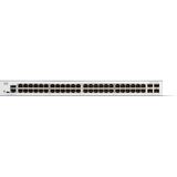 Cisco - Catalyst 1300-48T-4G - Switch - Zwart - 48 GE-poorten, 4 x 1GE SFP-poorten