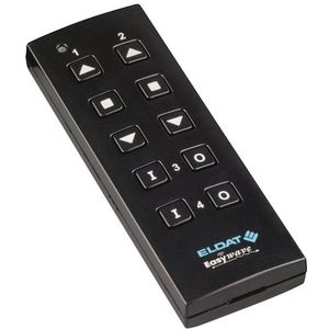 Eldat Handzender RT34E5004-01-22 4-kanaals, diepzwart RAL9005, Automatisering