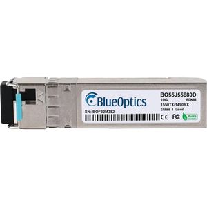 BlueOptics Brocade 10G-SFPP-BXD-S-80 Compatibel SFP+ BO55J55680D, Zendontvangers, Zilver