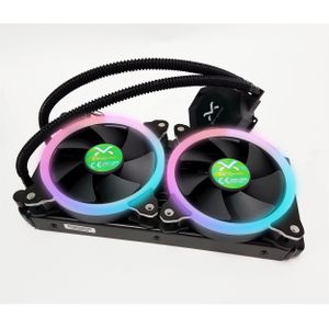 Droxio Koeling Vloeibaar Cryo 240mm, CPU waterkoelers, Zwart