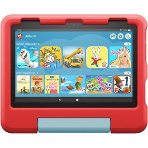 Amazon Fire HD 8 Tablet voor kinderen (2022) WiFi 32GB met hoes rood (Alleen WLAN, 8"", 32 GB, Rood), Tablet, Rood
