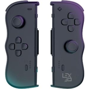 Lexip Mnfctrd By Steelplay Zwarte schakelaar (Switch, Switch OLED), Controller, Zwart