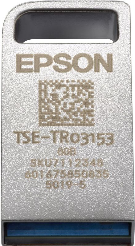 Epson TSE, USB Technisch Beveiligingsapparaat (TSE-module) (8 GB, USB-A), USB-stick, Zilver