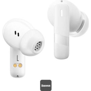 Baseus - Bowie E20 - Hoofdtelefoon - Draadloos - Wit - Bluetooth