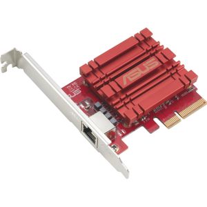 ASUS Xg-C100c V2 (PCI-E x4), Netwerkkaarten, Rood
