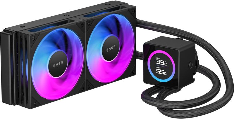 OMEN - Modular LCD - Waterkoeler - 240mm - Zwart - AIO met ARGB-verlichting