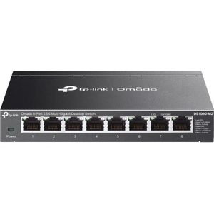 TP-Link DS108G-M2 (8 ports), Netwerkschakelaar, Zwart