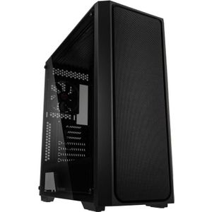 Raijintek Ponos MS (ATX, mATX, Mini-ITX, E-ATX), PC-behuizing, Zwart, Transparant
