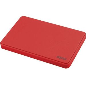 Approx APPHD200R (2.5"), Harddisk behuizing, Rood
