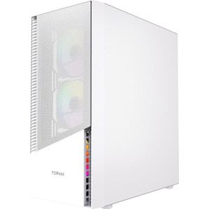 Gembird - Fornax 4300 - PC-behuizing - Wit - ATX - ARGB-verlichting
