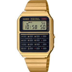 Casio, Horloge, CA-500WEG-1AEF, Goud, (Chronograaf, 34 mm)