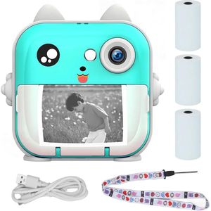 Extralink - EPP-004 - Draagbare Miniprinter - Blauw - Bluetooth - LCD-Scherm