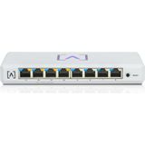 Alta Labs S8-POE - 8-poorts Multi-Gigabit Beheerde Ethernet-Switch - 4 PoE+-Poorten - 60 W PoE-Budget - Desktop- of Wandmontage