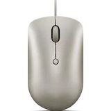 Lenovo 540/Kancelářská/Optická/Drátová USB-C/Zlatá (Bedraad), Muis, Beige