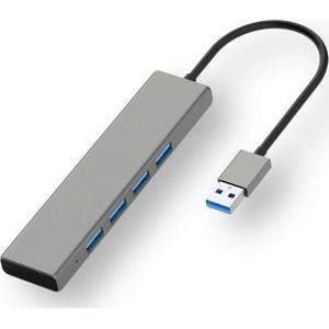 Andersson USB-A hub (grå) (USB-A), Docking station + USB-hub, Grijs