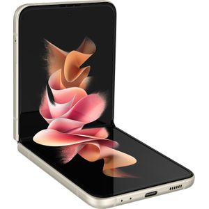 Samsung Galaxy Z Flip3 5G EU (128 GB, Crème, 6.70"", SIM + eSIM, 12 Mpx, 5G), Smartphone, Beige