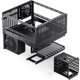 Jonsbo N5 - Case - Zwart - Minitower - Micro-ATX