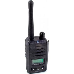 Albrecht Tectalk Duro XS draagbare PMR-radio (10 km), Walkietalkie, Zwart