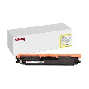Viking - Tonercartridge - Geel - Compatibel met HP 126A CE312A