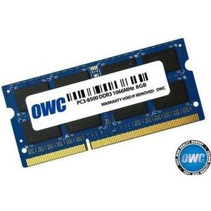 OWC 8566DDR3S8GB (1 x 8GB, 1066 MHz, DDR3 RAM, SO-DIMM), RAM, Blauw
