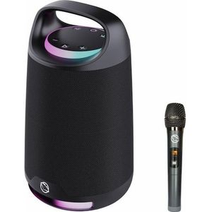 Manta SPK330B Otus (10 h, Elektrische stroom), Bluetooth luidspreker, Zwart