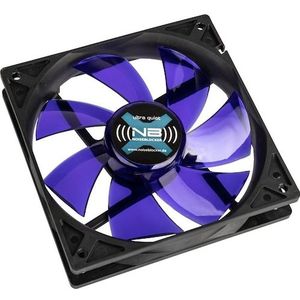 Noiseblocker NB-zwartSilentFan XL-1 (120 mm, 1 x), PC ventilator, Blauw, Zwart