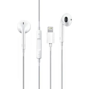 NoName SÅ'uchawki Zestaw sÅ'uchawkowy douszny ze zÅ'Ä...czem Verlichting (Bedraad), Koptelefoon, Wit