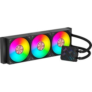 Abysm Gaming Oceanic Tide 360 ARGB, CPU waterkoelers, Zwart