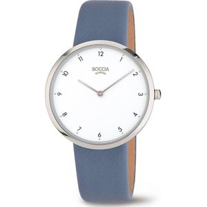 Boccia, Horloge, 3309-07 Dames Titanium 36mm 3ATM Horloge, Blauw, (Analoog horloge, 36 mm)