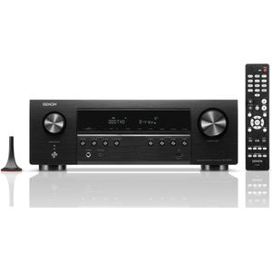 Denon AVR S670H *zwart* 5.2 Netwerk 8K AV-receiver met HEOS ingebouwd (5.2 kanalen, FM), AV ontvanger, Zwart