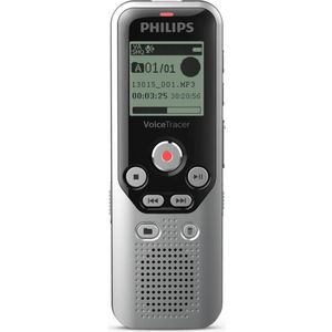 Philips DVT1250 dictaphone Intern geheugen & flash-kaart Zwart, Grijs