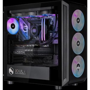 Joule Performance High End Gaming PC RX9070 R7 32GB 2TB L1134960 (2000 GB, 4 GB, AMD Ryzen 7 9700X, Radeon RX 9070), PC, Grijs