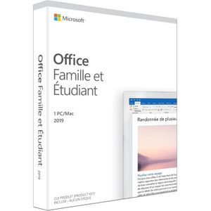 Microsoft Office Home & Student 2019 - Software - Frans - Voor Windows & Mac OS