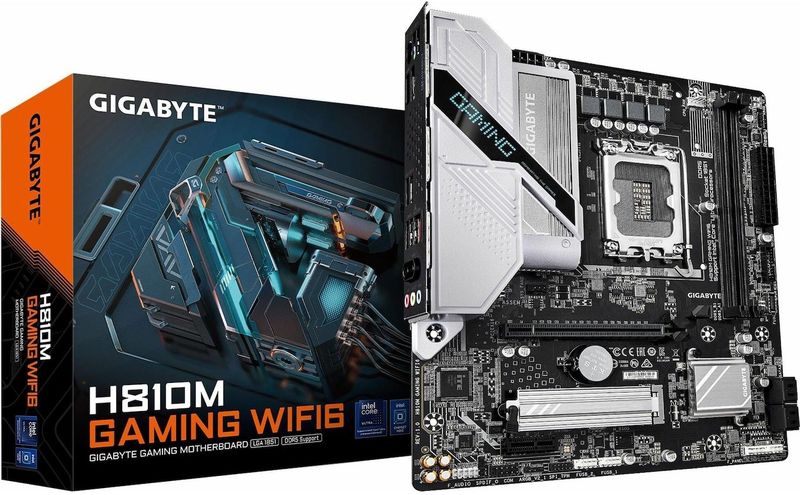 GIGABYTE H810M GAMING WIFI6 Moederbord - Intel H810 - LGA 1851 - Micro ATX