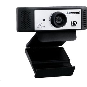 Lumens VC-B2U - 2 MP - 1920 x 1080 Pixel - 30 fps - 10000 s - 50 dB - 5 Lux (2.07 Mpx), Webcam, Wit, Zwart